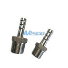 Stainless Steel Hose Nipple Casting Pipe Fittings NPTM 150 Thread Connection