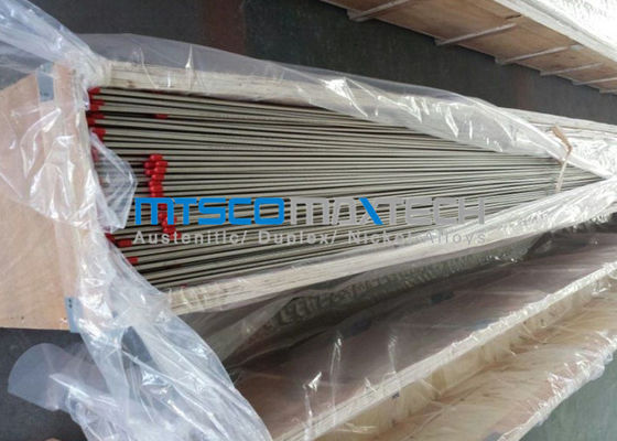 TP304 , TP316 Stainless Steel Hydraulic Tubing , Mesh Belt Furnace Annealing
